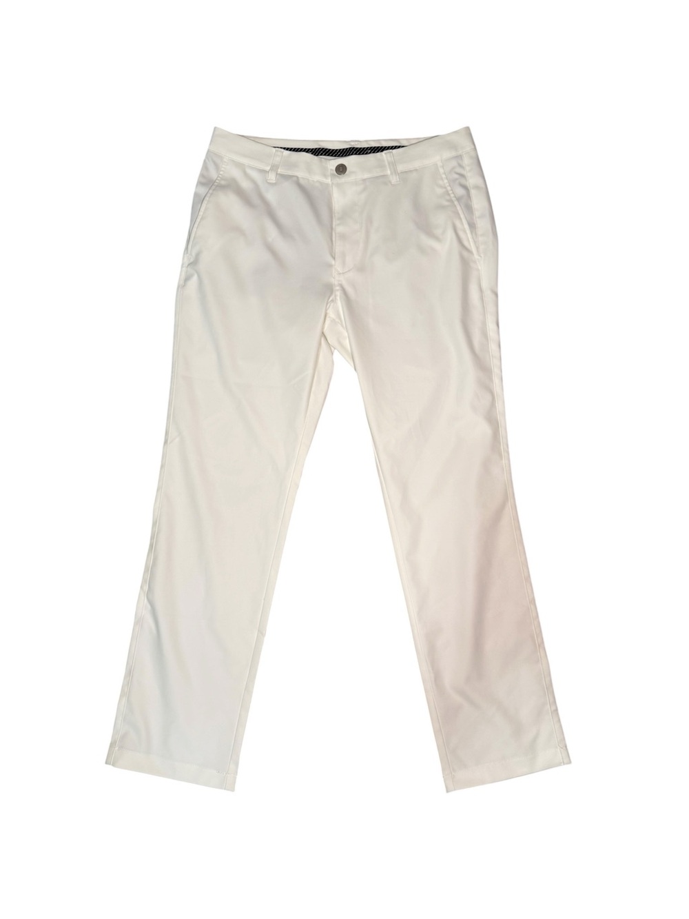 Bonobos Men's Highland Tour Golf Pants White Flat Front Size 33 x30